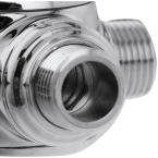 3-Way Shower Arm Diverter with Hand Shower in Chrome