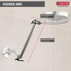 10-4/5 in. Adjustable Shower Arm in Chrome