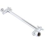 10-4/5 in. Adjustable Shower Arm in Chrome