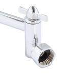 10-4/5 in. Adjustable Shower Arm in Chrome