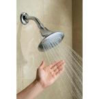 Forte Katalyst 1-Spray 5.5 in. Dia Showerhead in Polished Chrome