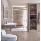 Forte Katalyst 1-Spray 5.5 in. Dia Showerhead in Polished Chrome